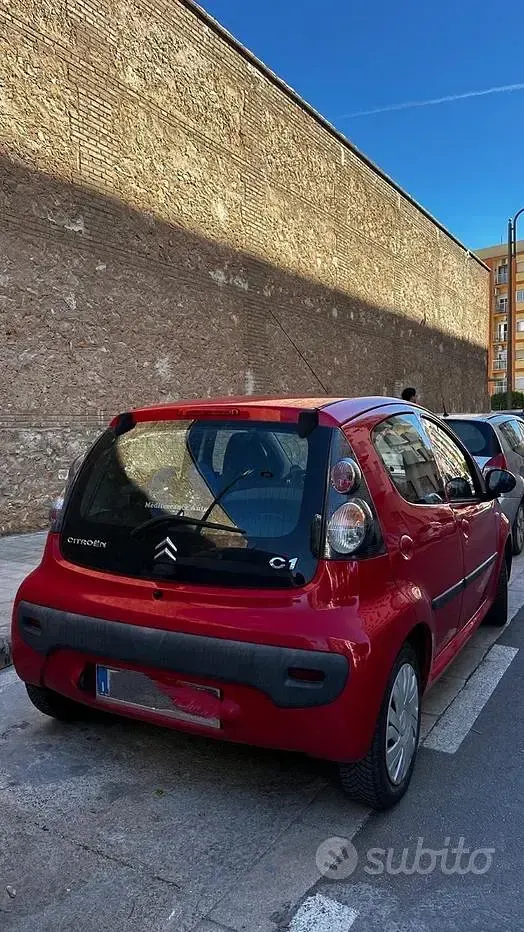 Usata Citroën C1 68 CV (50 kW) 2007 Rosso Utilitaria