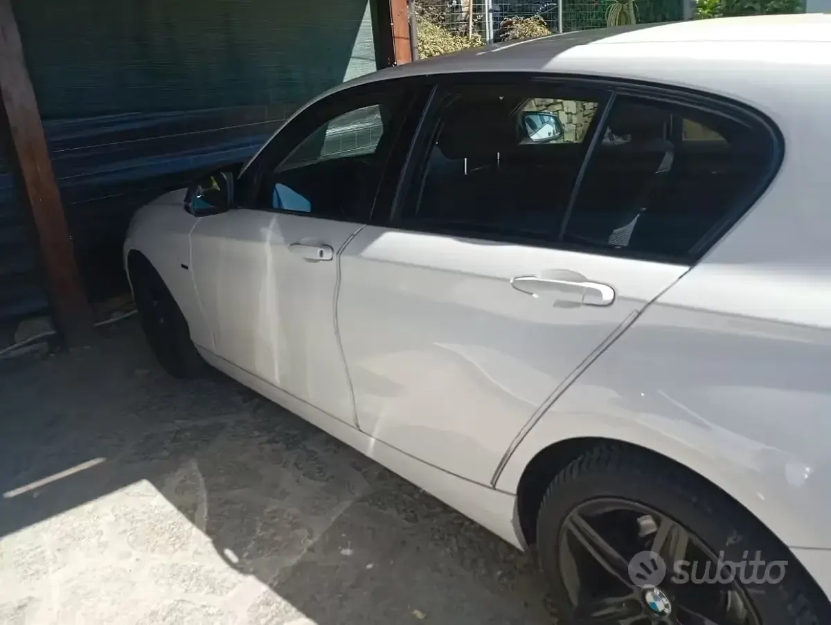 Usata BMW 118 Sport Line 143 CV (105 kW) 2014 Bianco Utilitaria