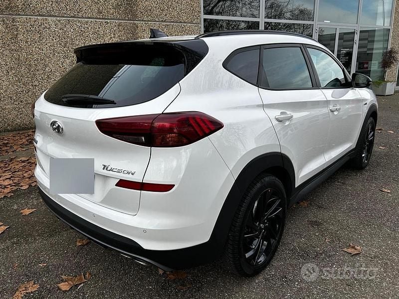 Usata Hyundai Tucson N Line 136 CV (100 kW) 2019 Bianco SUV