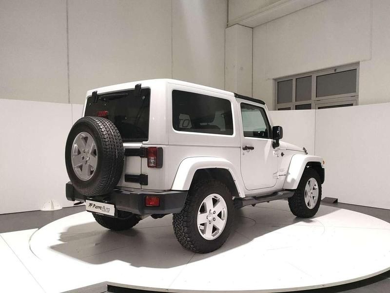 Usata Jeep Wrangler Sahara 200 CV (147 kW) 2013 Bianco SUV