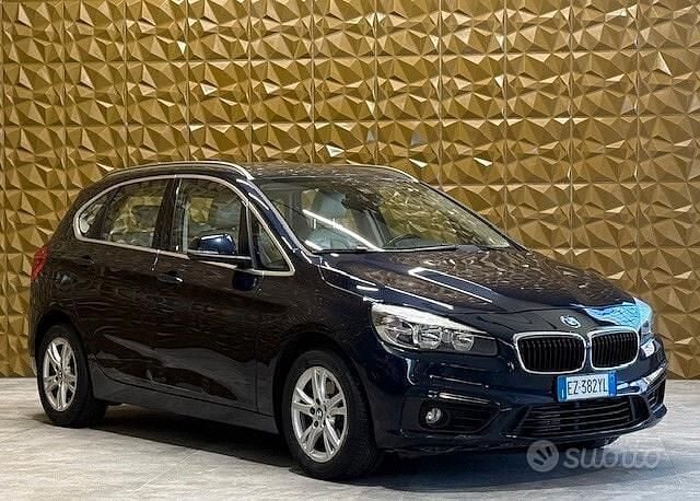 Usata BMW 216 Active Tourer Advantage 115 CV (84 kW) 2015 Blu Monovolume