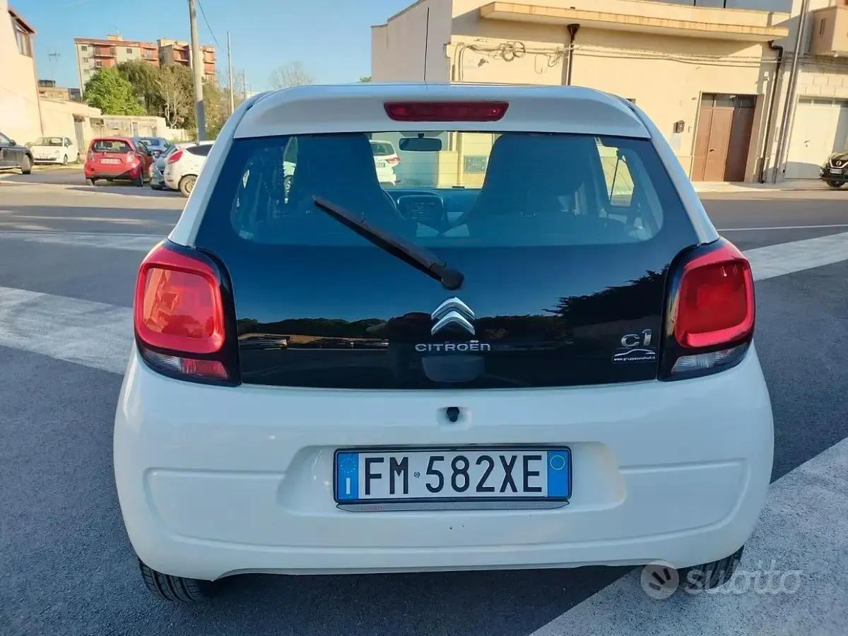 Usata Citroën C1 Shine 69 CV (50 kW) 2018 Bianco Utilitaria