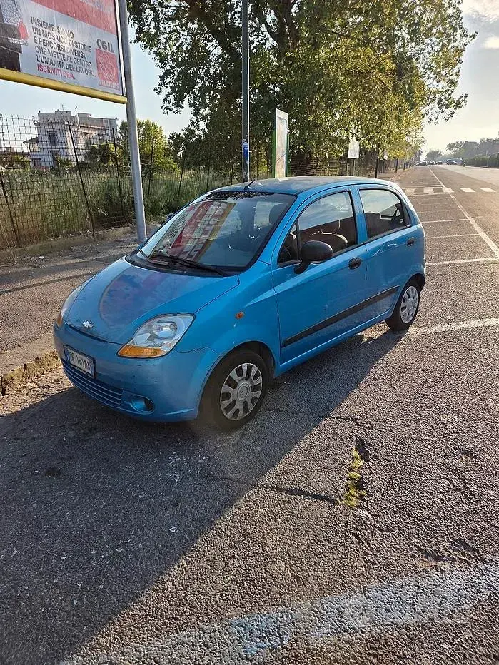 Usata Chevrolet Matiz 52 CV (38 kW) 2007 Blu Utilitaria
