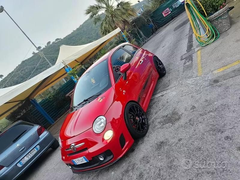 Usata Abarth 595 140 CV (102 kW) 2015 Rosso Berlina