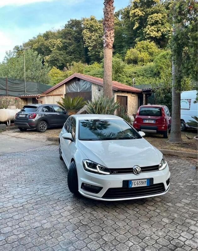 Usata VW Golf VII R-line 110 CV (80 kW) 2017 Bianco Utilitaria