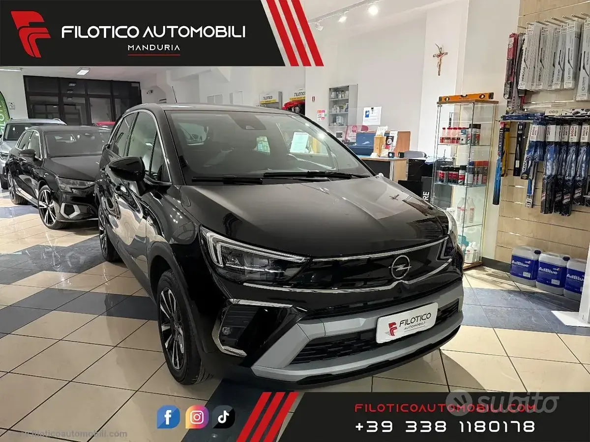 Usata Opel Crossland S 110 CV (80 kW) 2023 Nero SUV