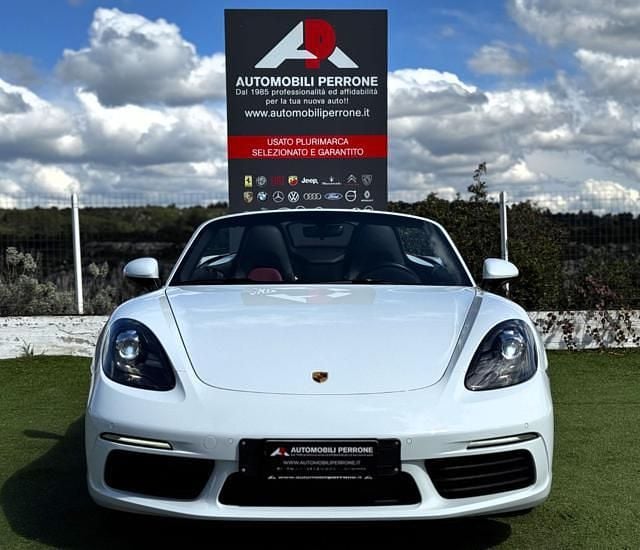 Usata Porsche 718 Spyder 300 CV (220 kW) 2022 Bianco Cabrio