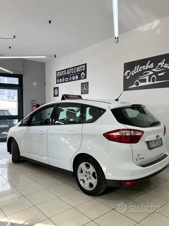 Usata Ford C-MAX Titanium 115 CV (84 kW) 2013 Bianco Monovolume