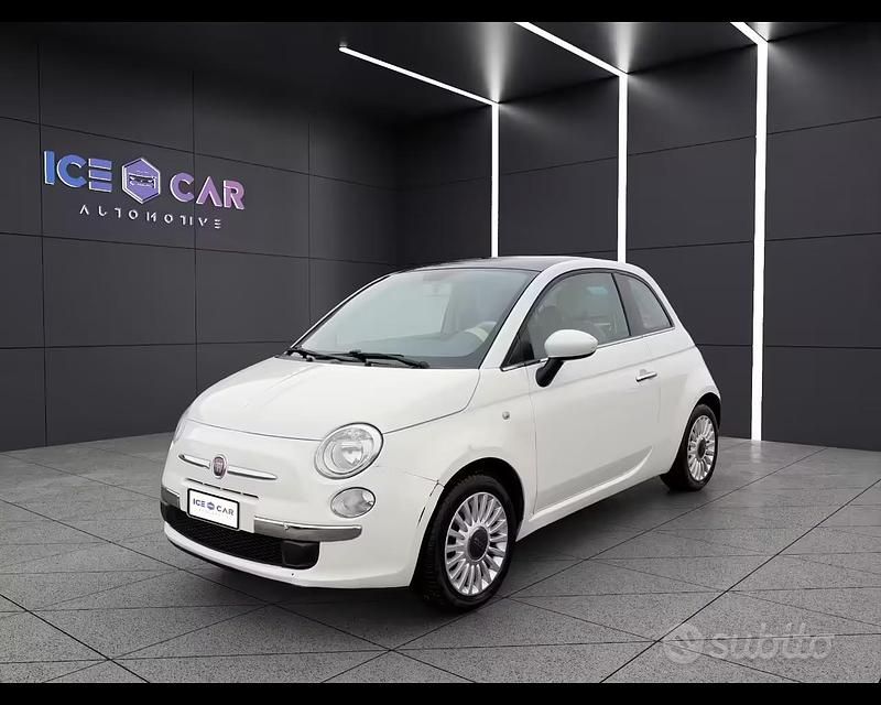 Usata Fiat 500 Lounge 69 CV (50 kW) 2009 Bianco Cabrio