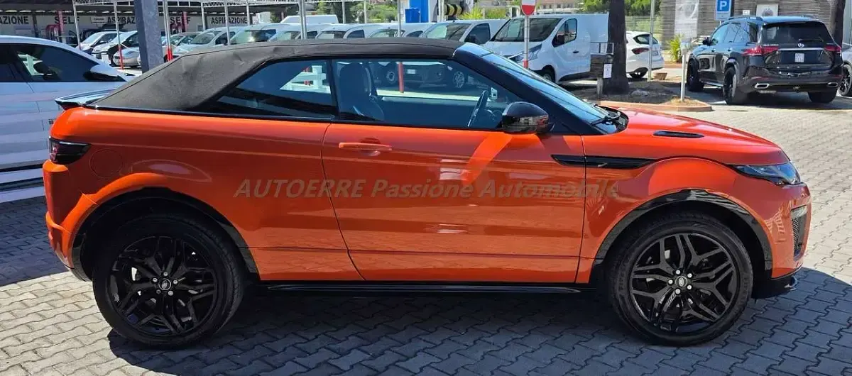 Usata Land Rover Range Rover evoque HSE Dynamic 179 CV (131 kW) 2017 Arancione Cabrio