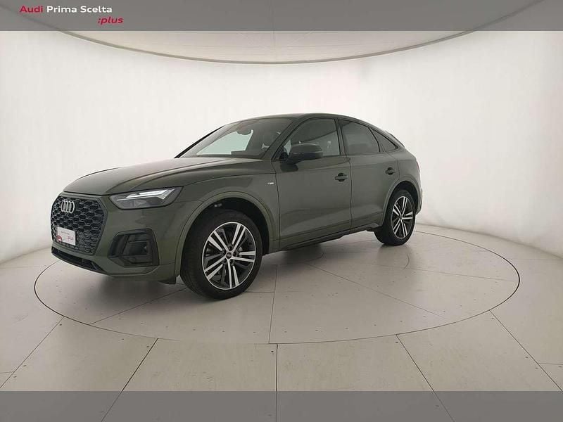 Verde distretto metallizzato Usata 2022 Audi Q5 Sportback S-Line SUV | 39.900 € (Buon prezzo) - Immagine 1/4