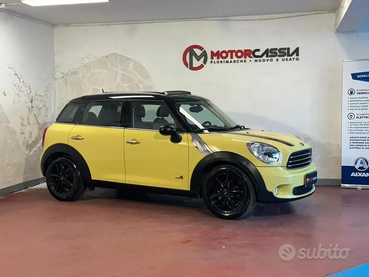 Usata Mini Cooper D Countryman 111 CV (81 kW) 2012 Giallo SUV