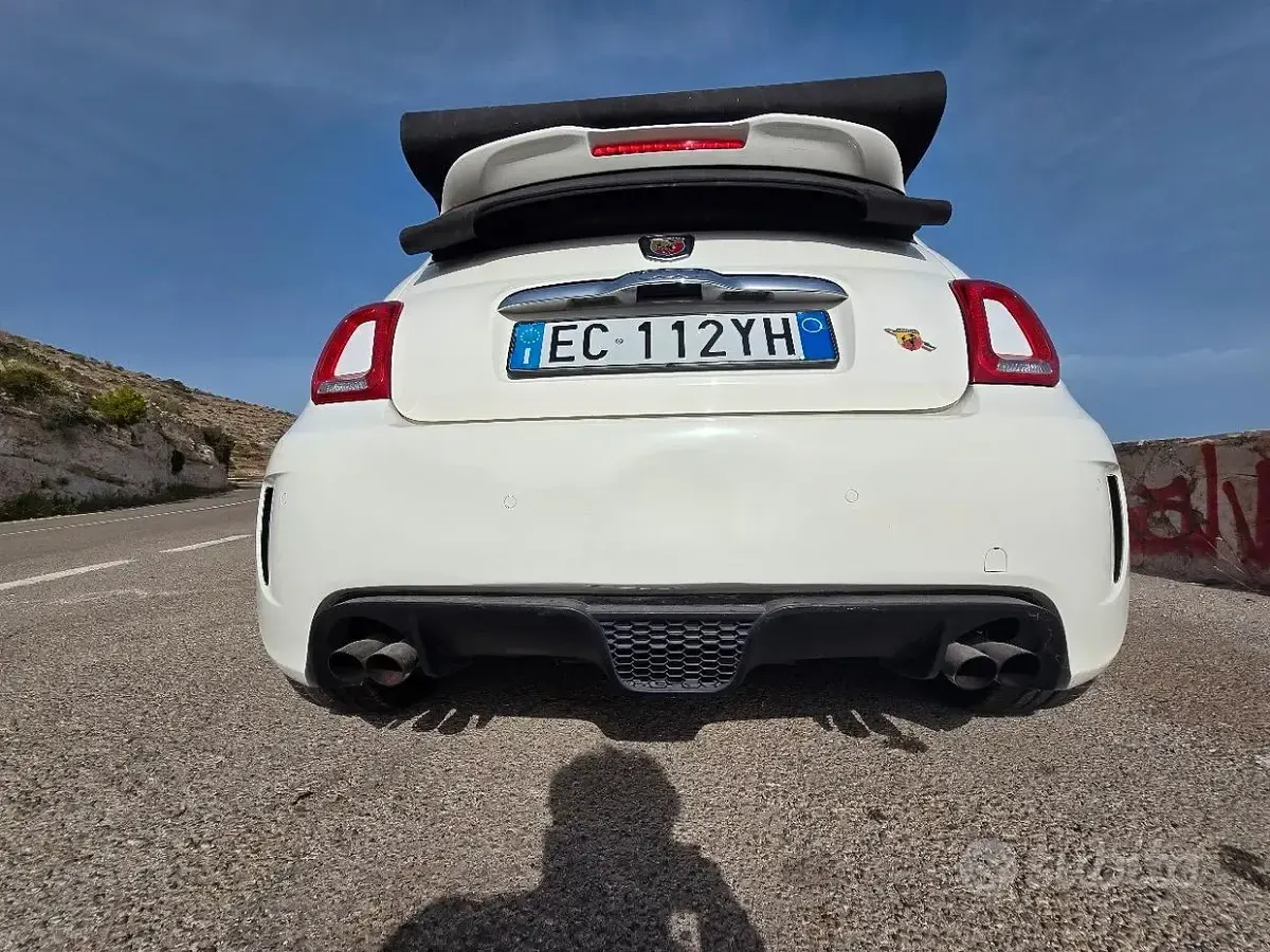 Usata Abarth 500C 140 CV (102 kW) 2010 Bianco Cabrio