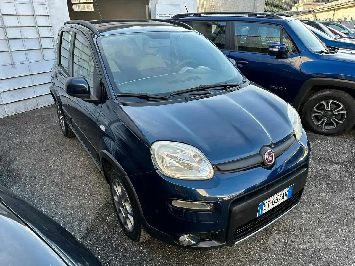 Usata Fiat Panda 4x4 S 86 CV (63 kW) 2013 Blu Utilitaria