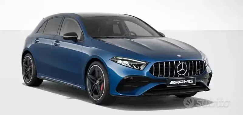 Usata Mercedes A35 AMG AMG line 306 CV (225 kW) 2024 Blu Berlina
