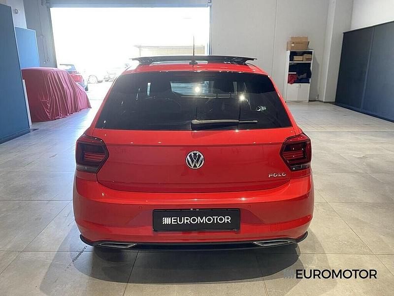 Usata VW Polo Highline 95 CV (69 kW) 2018 Rosso Utilitaria