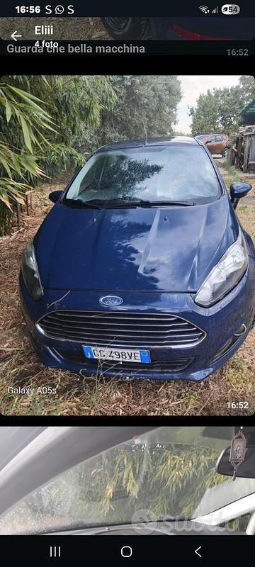 Usata Ford Fiesta 60 CV (44 kW) 2015 Blu Utilitaria