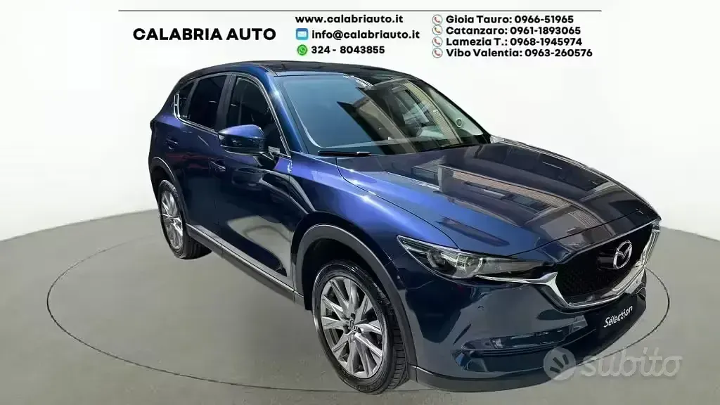 Usata Mazda CX-5 150 CV (110 kW) 2021 Blu metallizzato SUV
