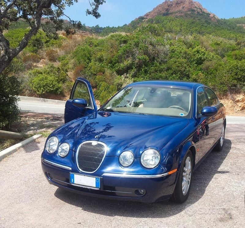 Usata Jaguar S-Type S 207 CV (152 kW) 2005 Blu Berlina