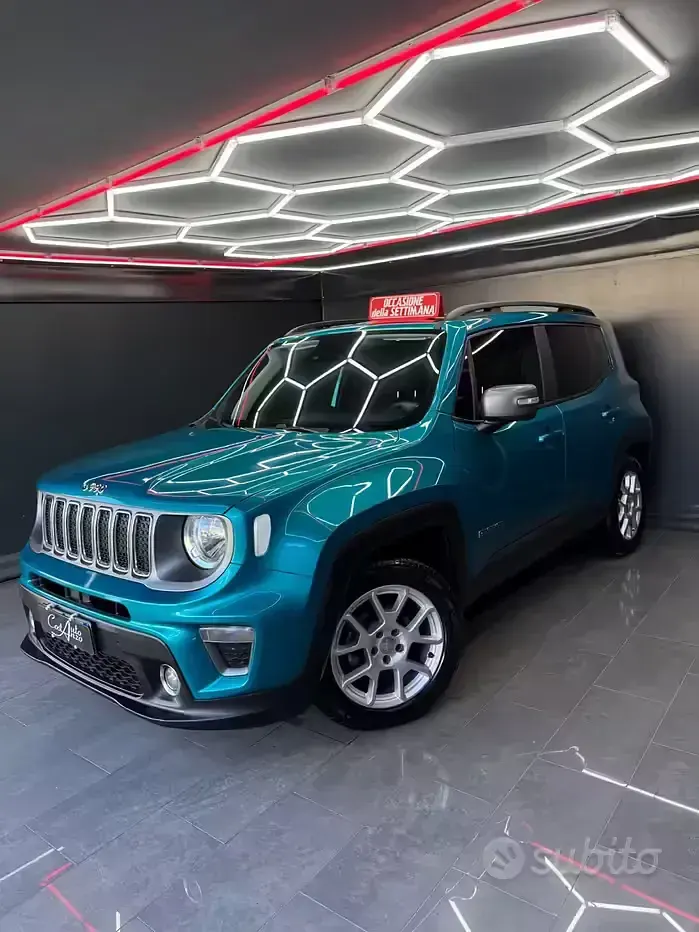 Usata Jeep Renegade Limited 131 CV (96 kW) 2021 Blu SUV