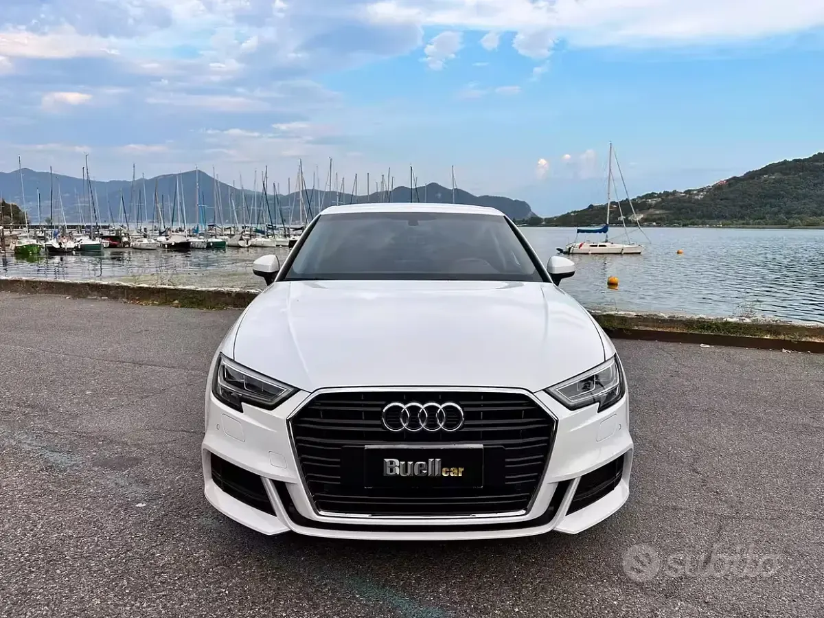 Usata Audi A3 S-Line 116 CV (85 kW) 2019 Bianco Berlina