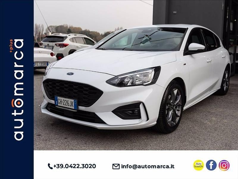 Usata Ford Focus ST-Line 125 CV (91 kW) 2022 Bianco Berlina
