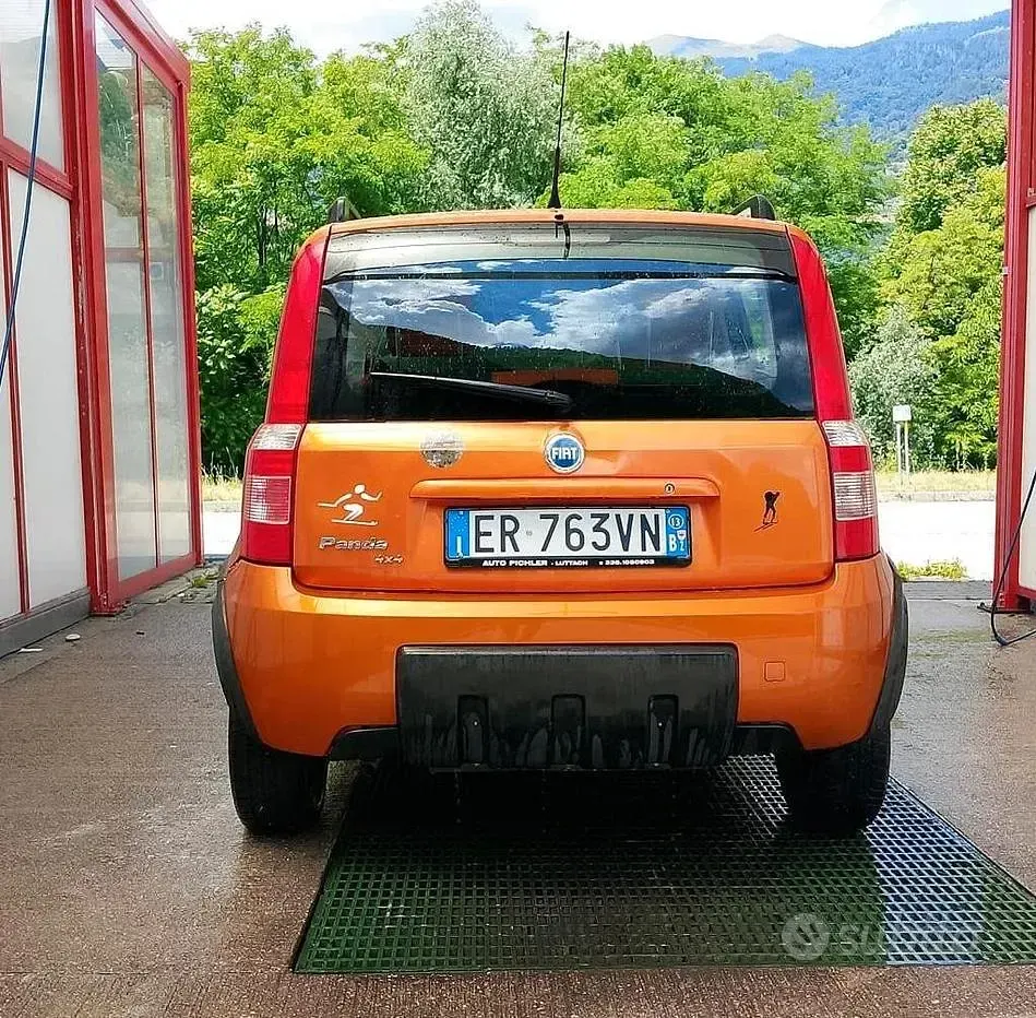 Usata Fiat Panda 60 CV (44 kW) 2007 Arancione Utilitaria