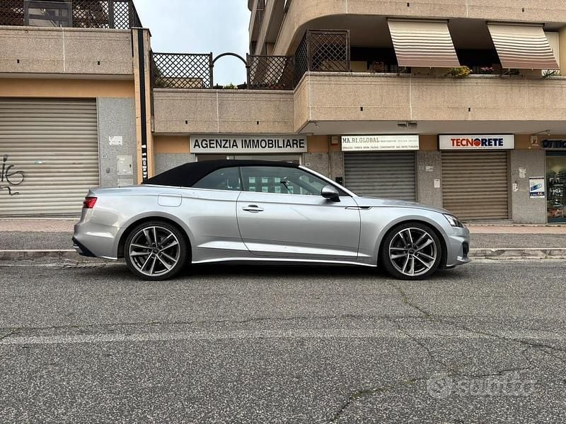 Usata Audi A5 Cabriolet S-Line 190 CV (139 kW) 2020 Grigio Cabrio