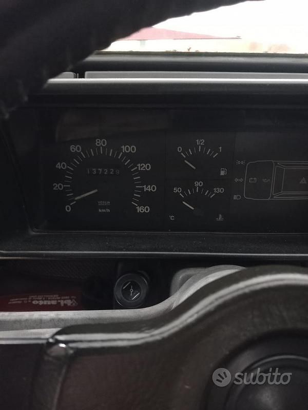 Usata Fiat Panda 4x4 1987 Rosso Utilitaria