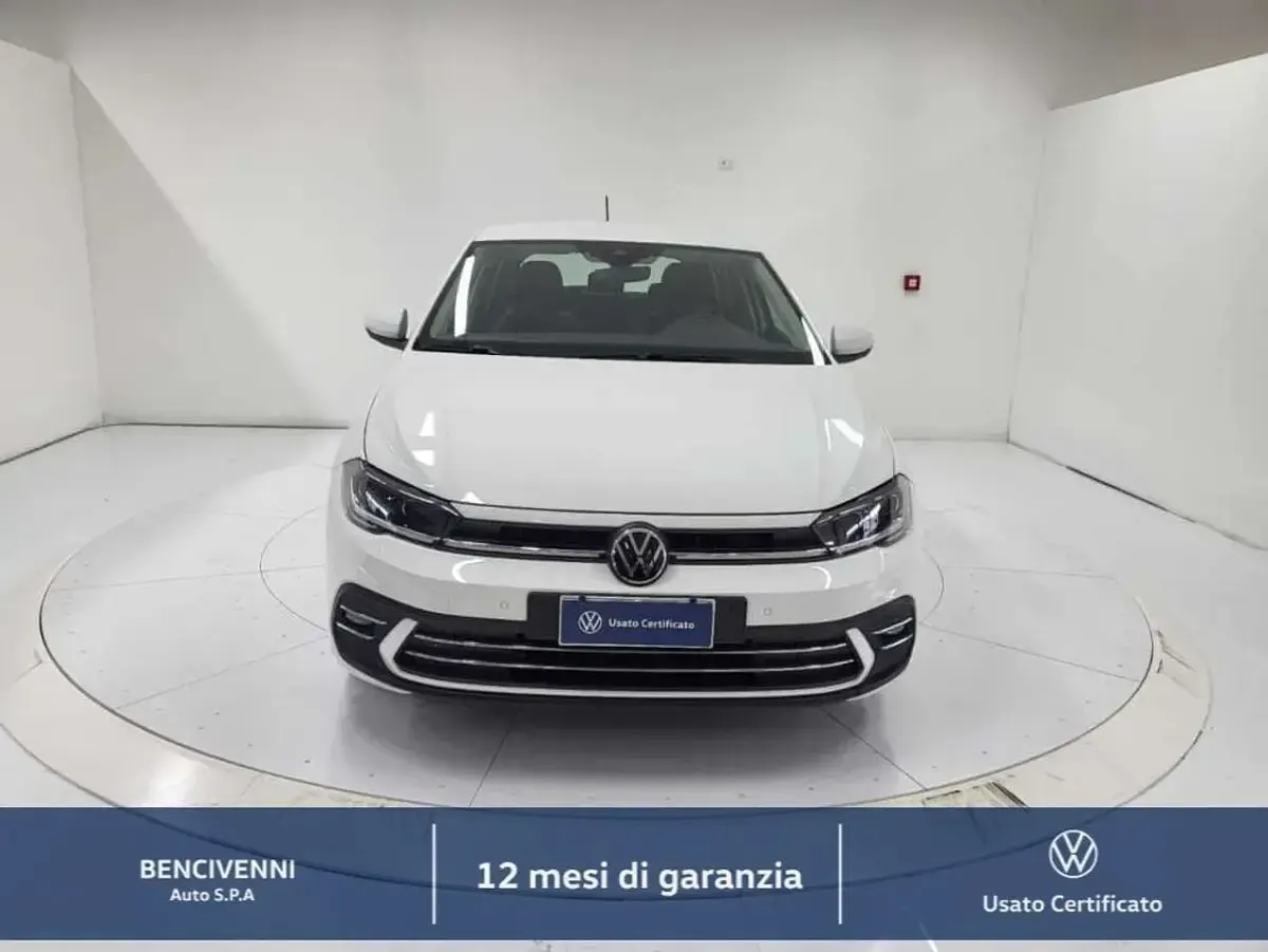 Usata VW Polo Style 95 CV (69 kW) 2022 Bianco Berlina