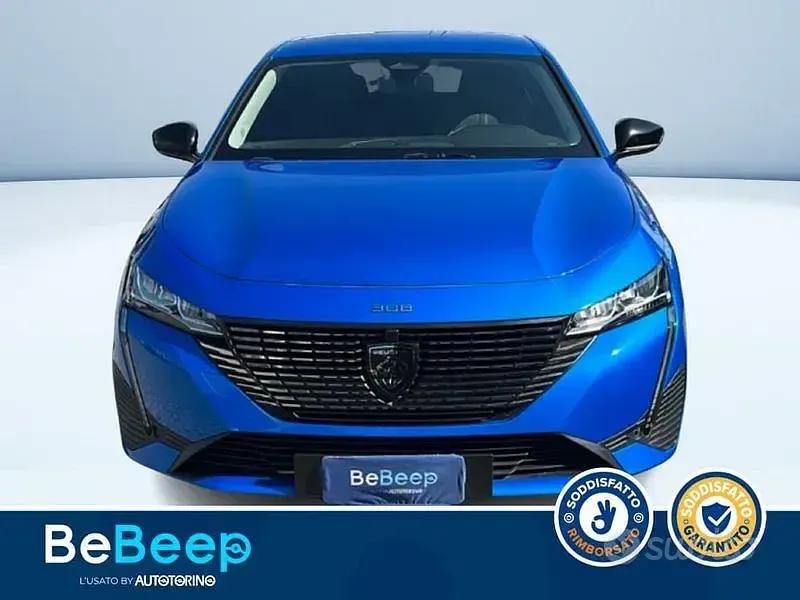 Usata Peugeot 308 Allure 131 CV (96 kW) 2024 Blu metallizzato Berlina