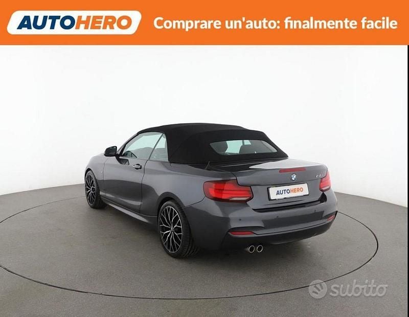 Usata BMW 218 M Sport 136 CV (100 kW) 2021 Grigio Cabrio