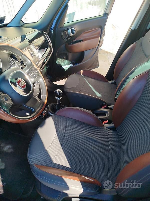 Usata Fiat 500L Trekking 105 CV (77 kW) 2015 Grigio Monovolume