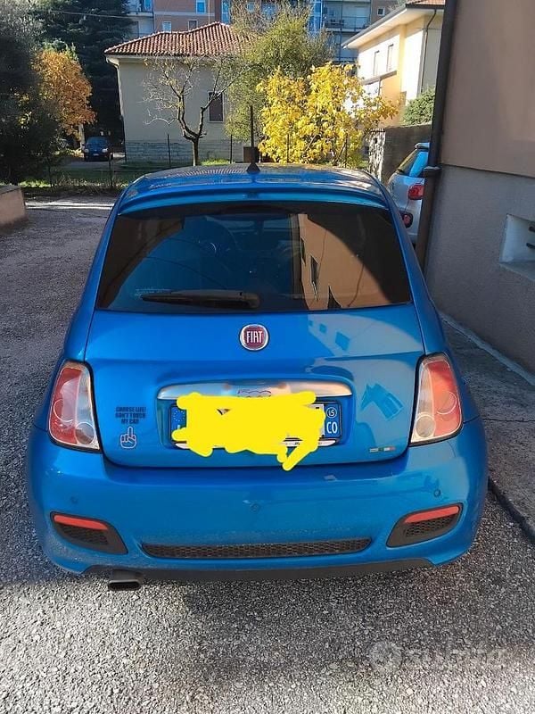 Usata Fiat 500 Sport 2015 Blu Utilitaria