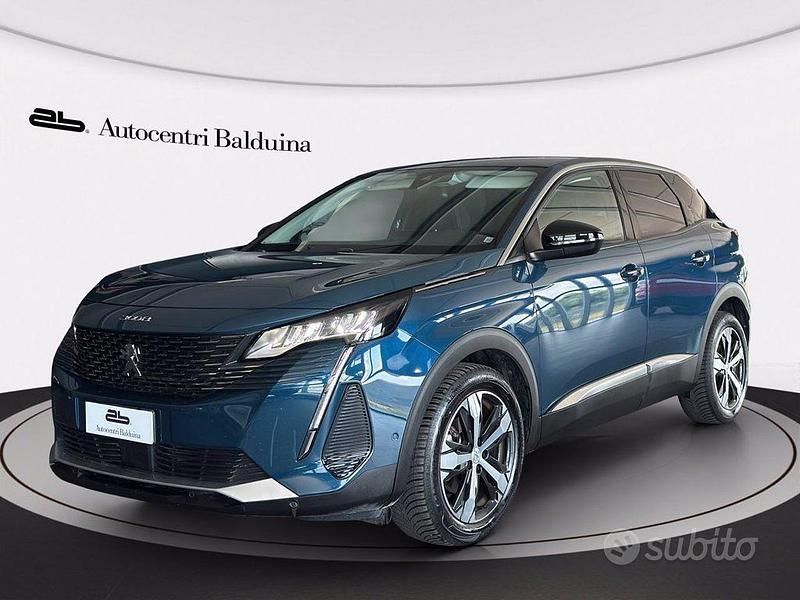 Blu ravenna metalizzato Usata 2022 Peugeot 3008 Allure SUV | 21.900 € (Buon prezzo) - Immagine 1/4