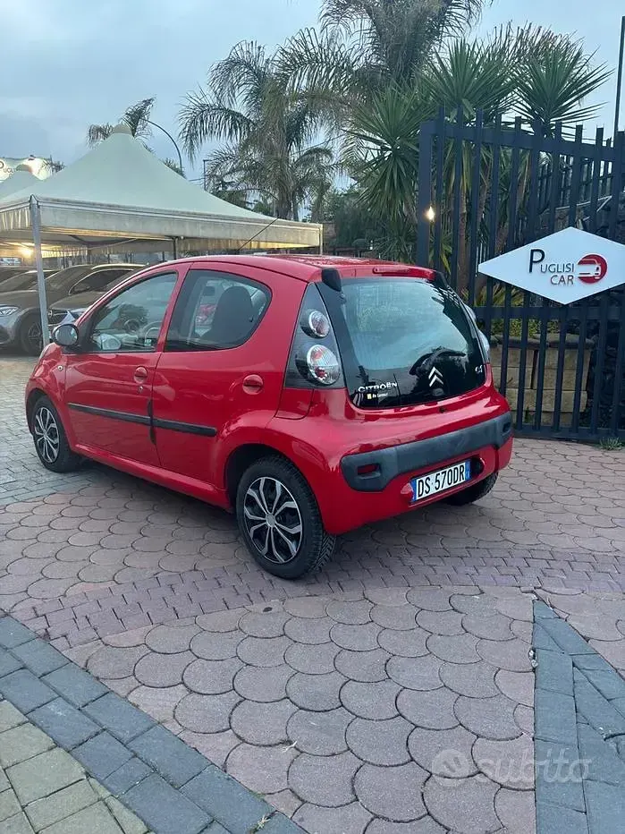 Usata Citroën C1 54 CV (39 kW) 2008 Rosso Utilitaria