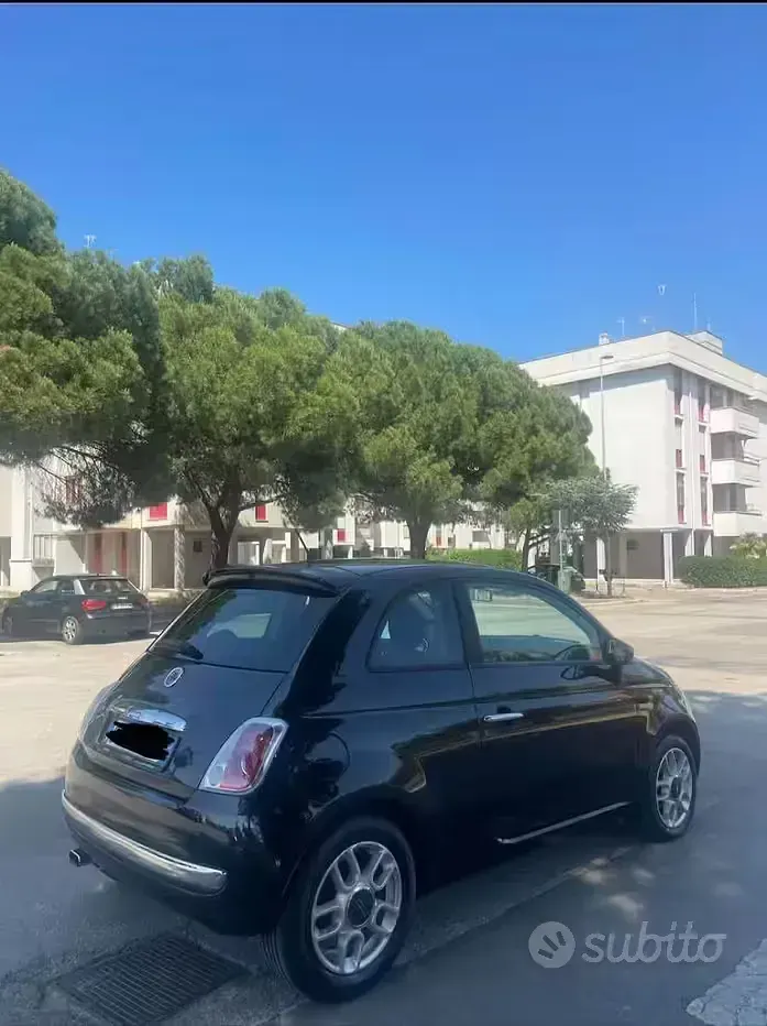 Usata Fiat 500 95 CV (69 kW) 2011 Blu Utilitaria