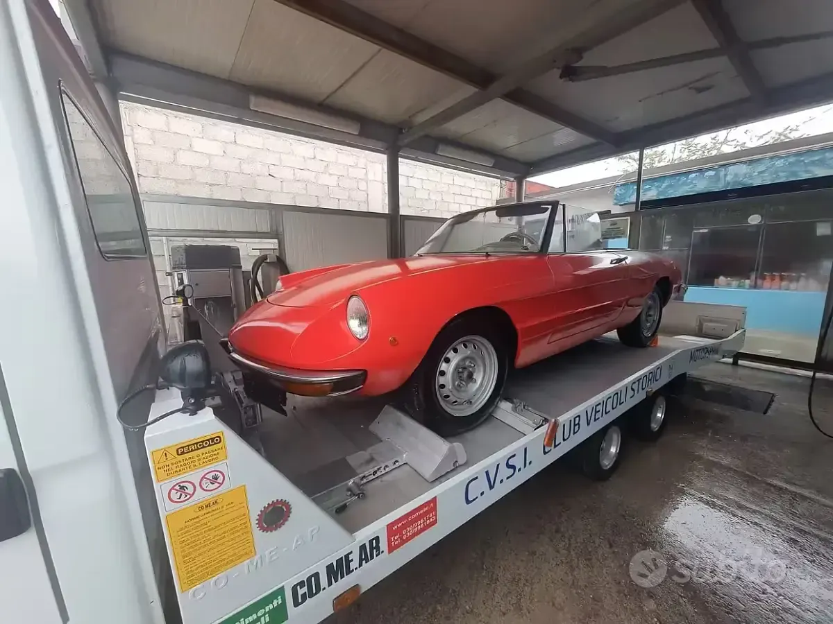 Usata Alfa Romeo Spider 1970 Rosso Cabrio