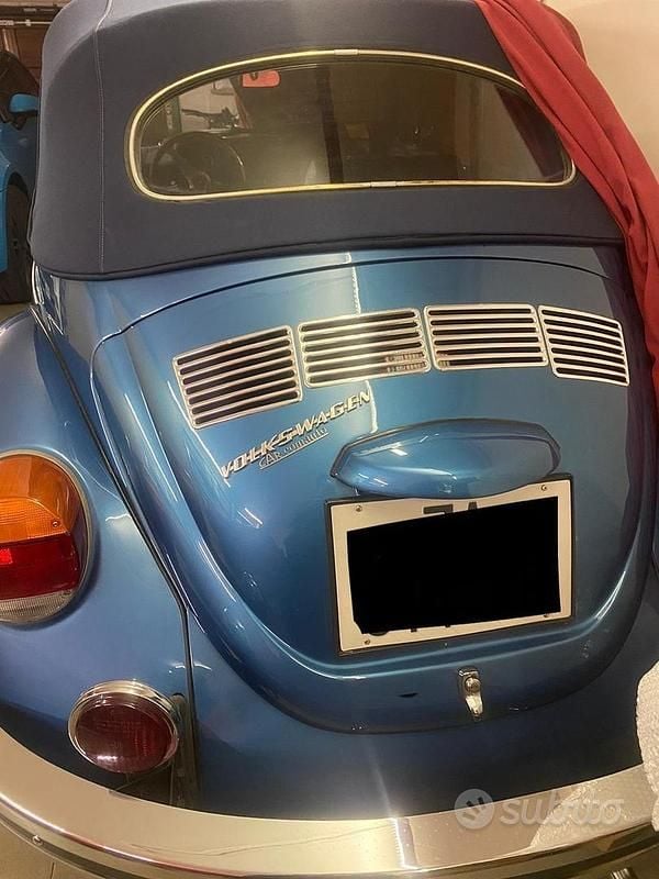 Usata VW Beetle Cabriolet 1970 Blu Cabrio