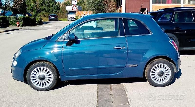 Usata Fiat 500 69 CV (50 kW) 2014 Blu Berlina