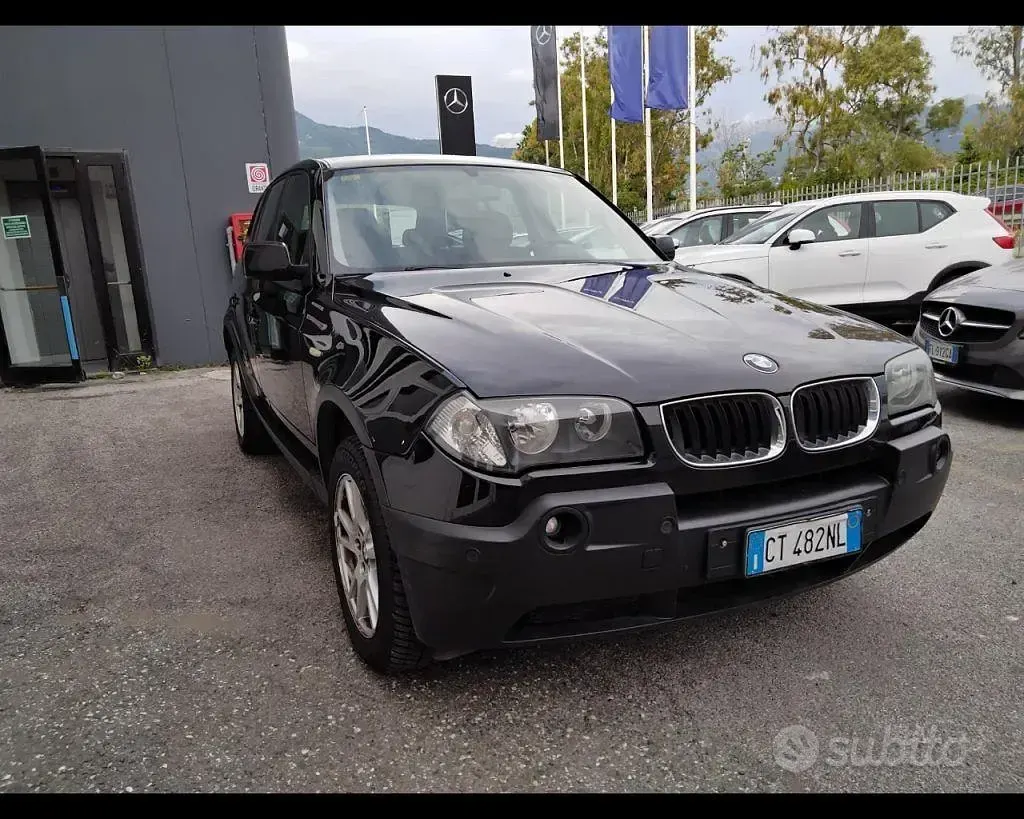 Usata BMW X3 150 CV (110 kW) 2005 Nero metallizzato SUV