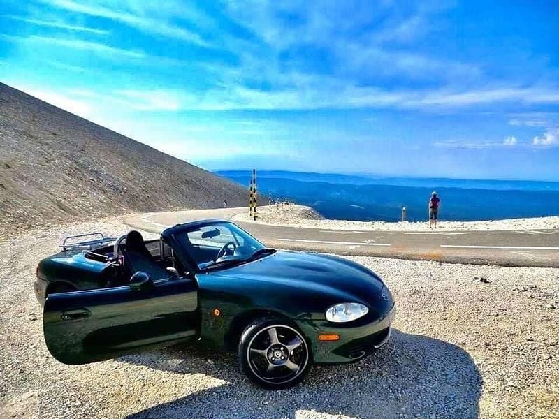 Usata Mazda MX5 110 CV (80 kW) 2003 Verde Cabrio