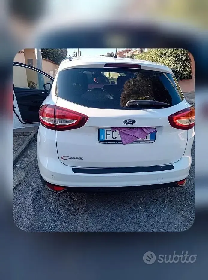 Usata Ford C-MAX 120 CV (88 kW) 2016 Bianco Monovolume