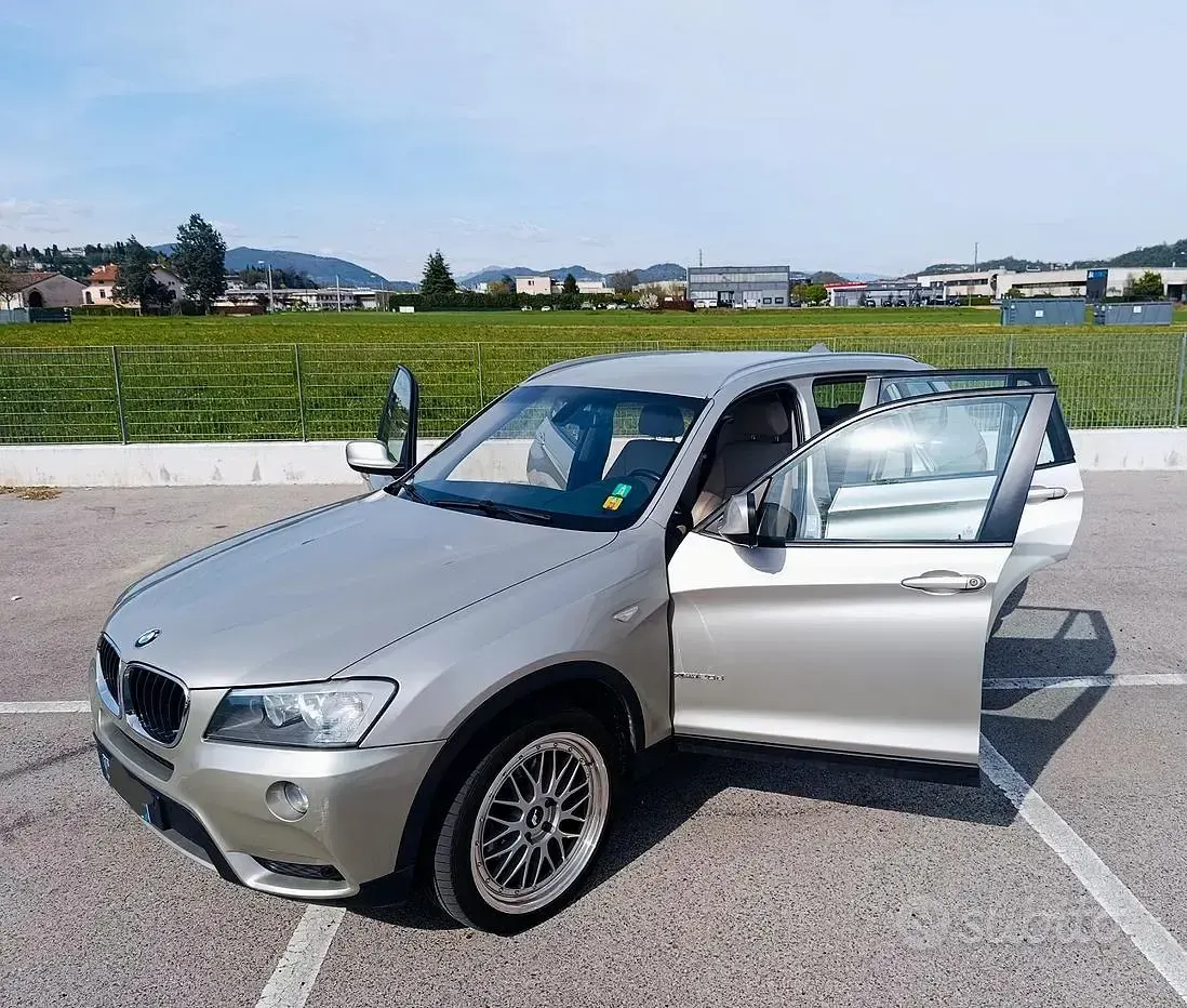 Usata BMW X3 Efficient Dynamics 184 CV (135 kW) 2010 Grigio SUV