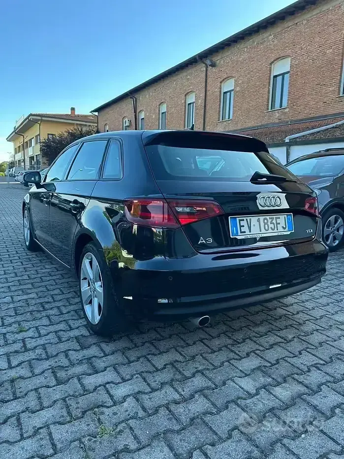 Usata Audi A3 Ambition 105 CV (77 kW) 2014 Nero Berlina
