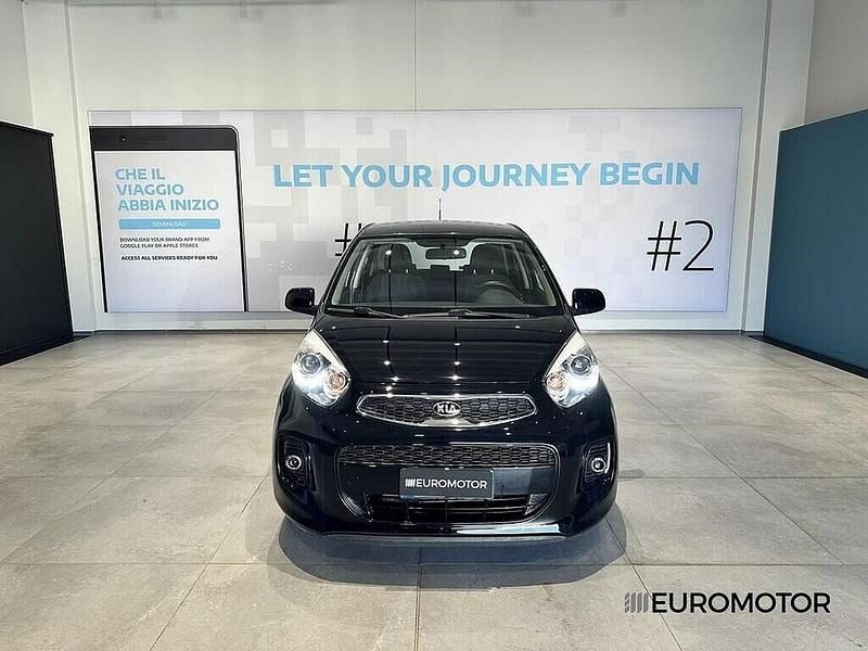 Usata Kia Picanto Active 66 CV (48 kW) 2016 Nero Utilitaria