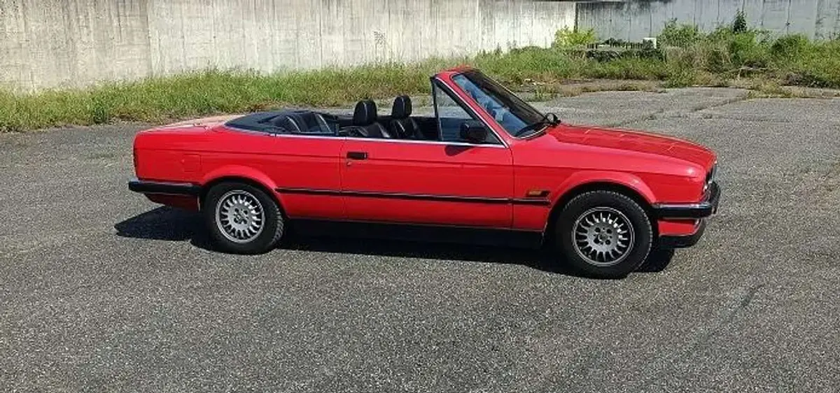 Usata BMW 320 Cabriolet Efficient Dynamics 129 CV (94 kW) 1988 Rosso Cabrio