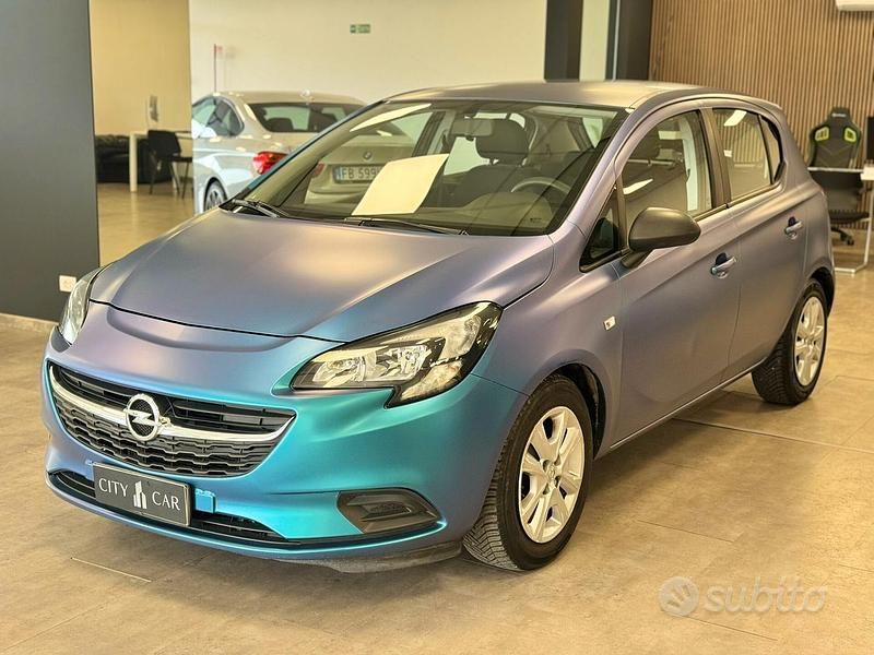 Usata Opel Corsa 70 CV (51 kW) 2015 Blu Utilitaria