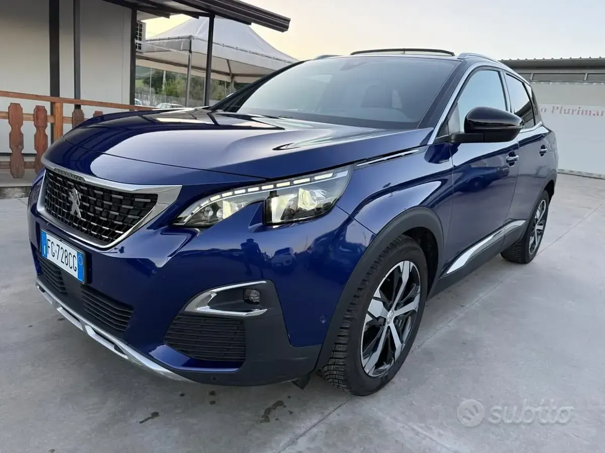 Usata Peugeot 3008 GT-line 120 CV (88 kW) 2016 Bluazzurro Station wagon