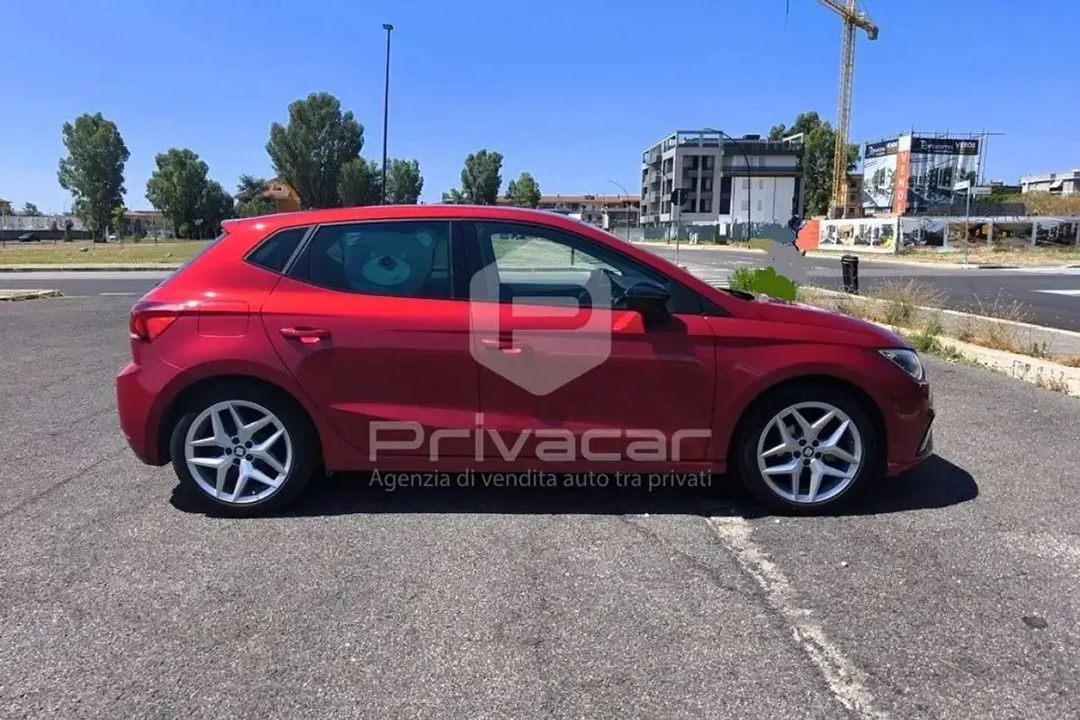 Usata Seat Ibiza FR 95 CV (69 kW) 2017 Rosso Berlina